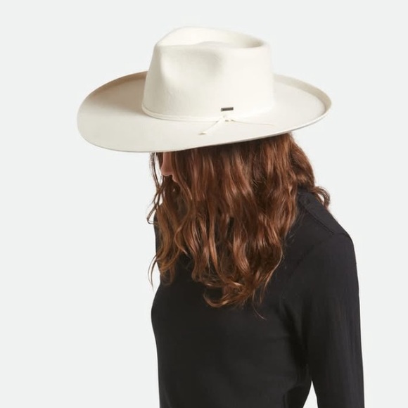 Brixton marlow rancher. Off white  Women's Wide-Brim Hat - Picture 3 of 5